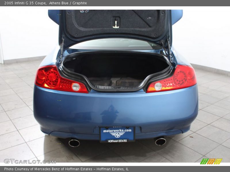 Athens Blue / Graphite 2005 Infiniti G 35 Coupe