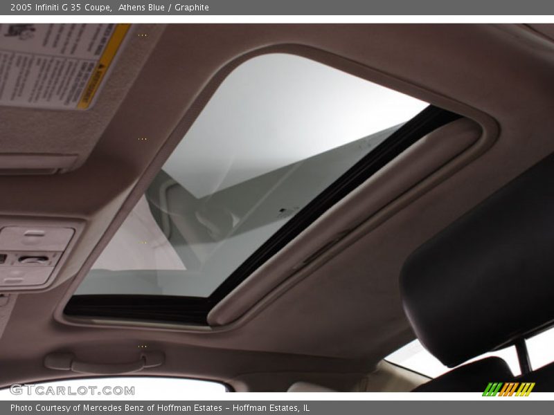 Athens Blue / Graphite 2005 Infiniti G 35 Coupe