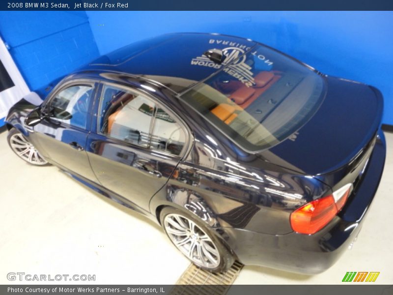 Jet Black / Fox Red 2008 BMW M3 Sedan