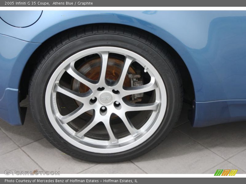 Athens Blue / Graphite 2005 Infiniti G 35 Coupe