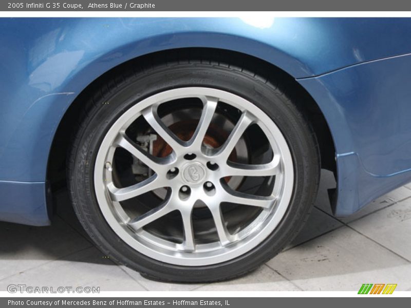 Athens Blue / Graphite 2005 Infiniti G 35 Coupe