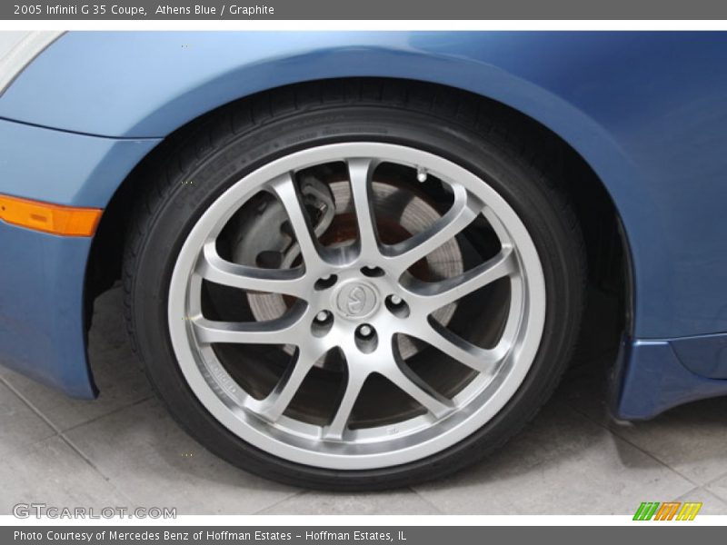 Athens Blue / Graphite 2005 Infiniti G 35 Coupe