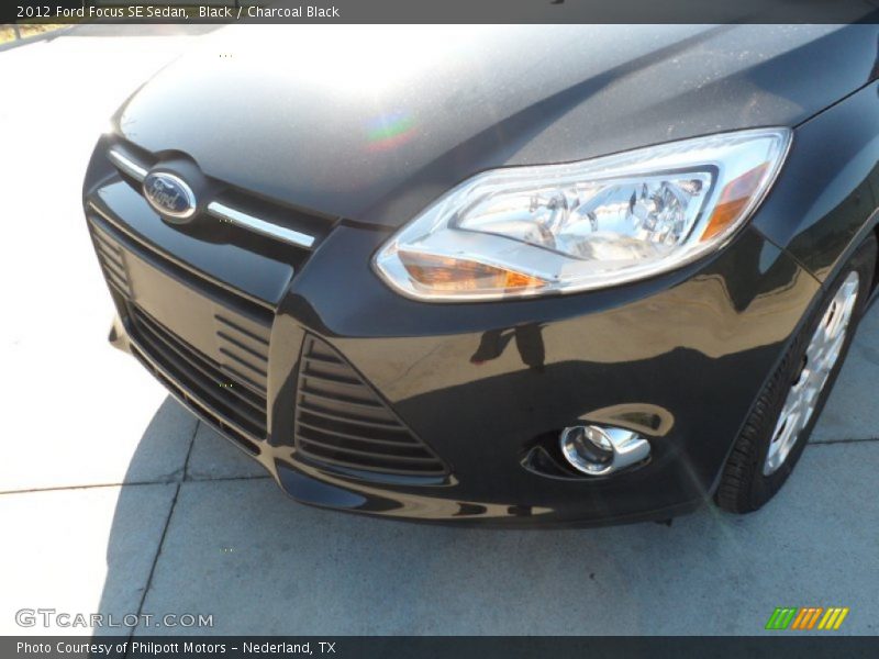 Black / Charcoal Black 2012 Ford Focus SE Sedan