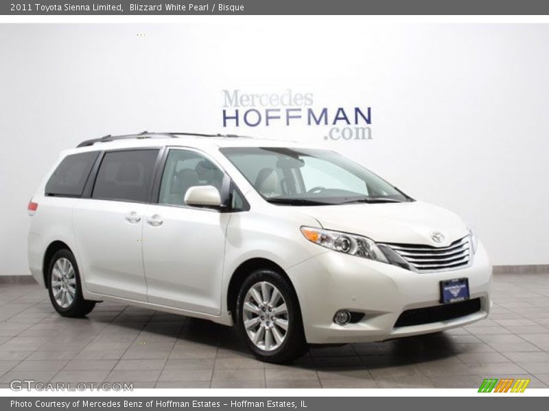 Blizzard White Pearl / Bisque 2011 Toyota Sienna Limited