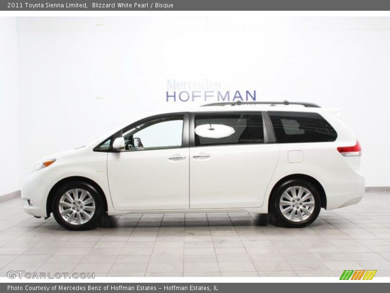 Blizzard White Pearl / Bisque 2011 Toyota Sienna Limited