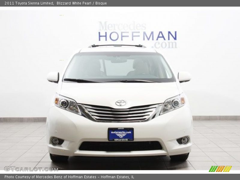 Blizzard White Pearl / Bisque 2011 Toyota Sienna Limited