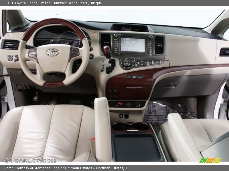 Blizzard White Pearl / Bisque 2011 Toyota Sienna Limited