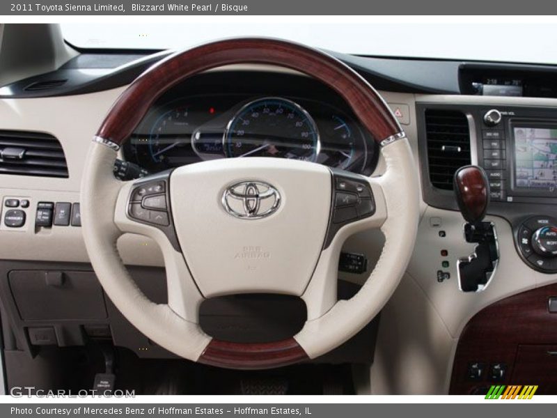 Blizzard White Pearl / Bisque 2011 Toyota Sienna Limited
