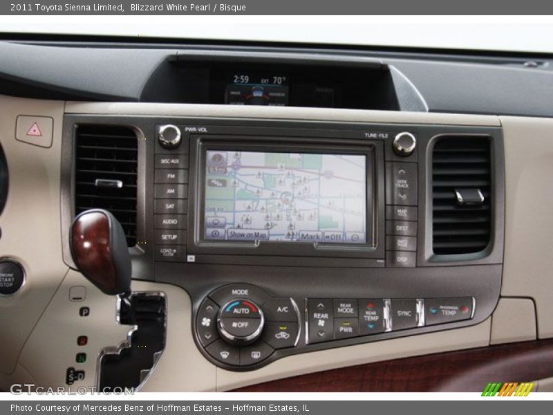 Blizzard White Pearl / Bisque 2011 Toyota Sienna Limited