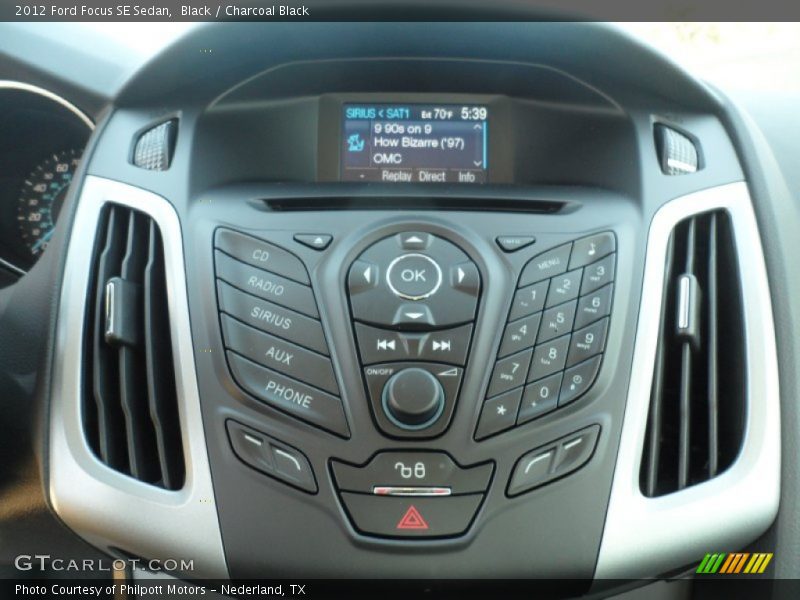 Black / Charcoal Black 2012 Ford Focus SE Sedan
