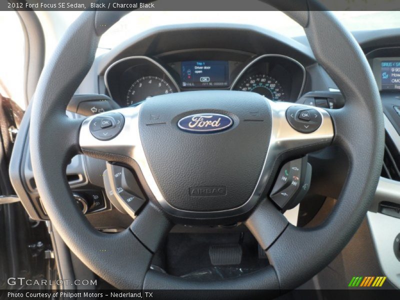 Black / Charcoal Black 2012 Ford Focus SE Sedan