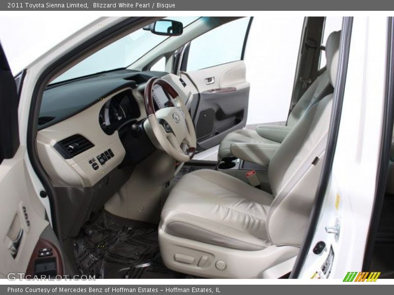 Blizzard White Pearl / Bisque 2011 Toyota Sienna Limited