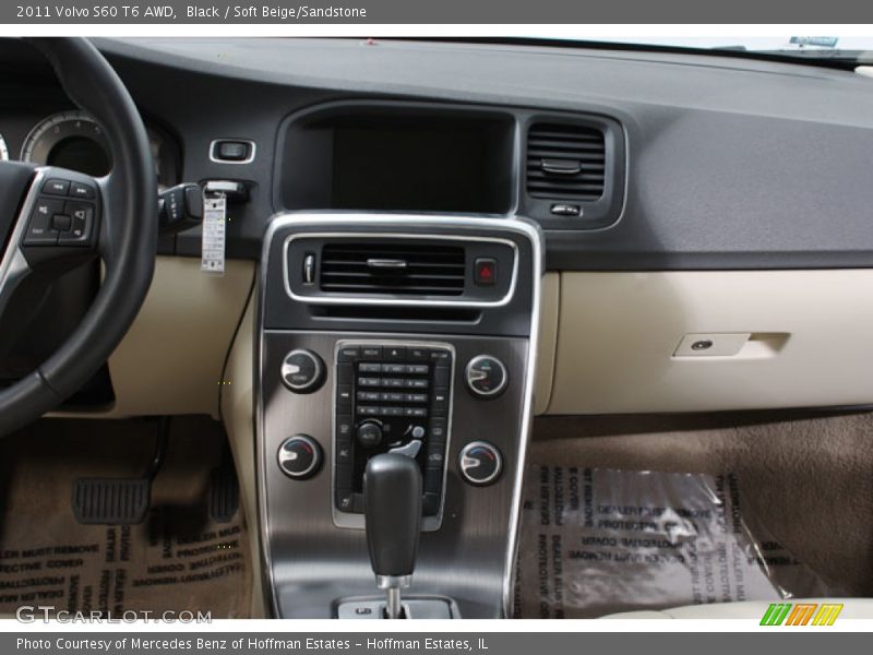 Black / Soft Beige/Sandstone 2011 Volvo S60 T6 AWD
