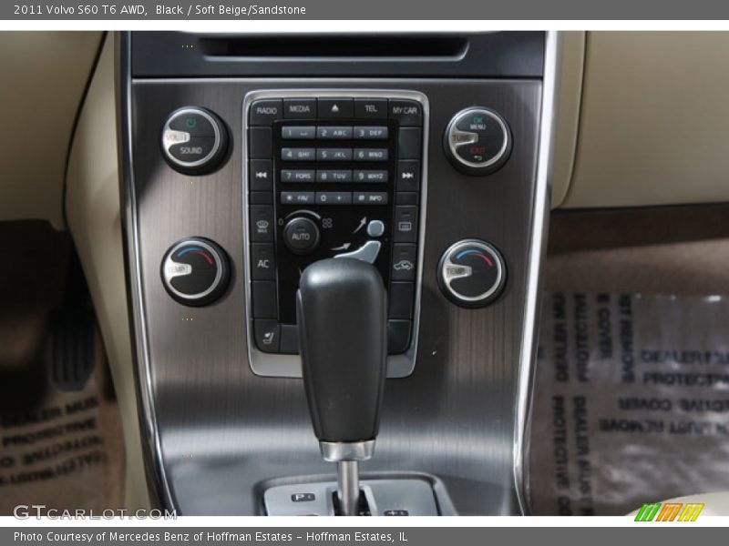 Black / Soft Beige/Sandstone 2011 Volvo S60 T6 AWD