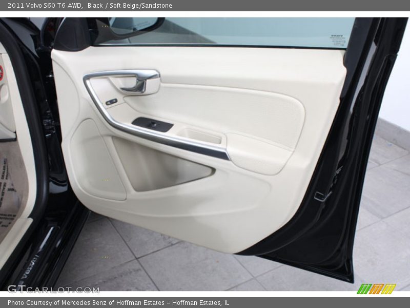 Black / Soft Beige/Sandstone 2011 Volvo S60 T6 AWD