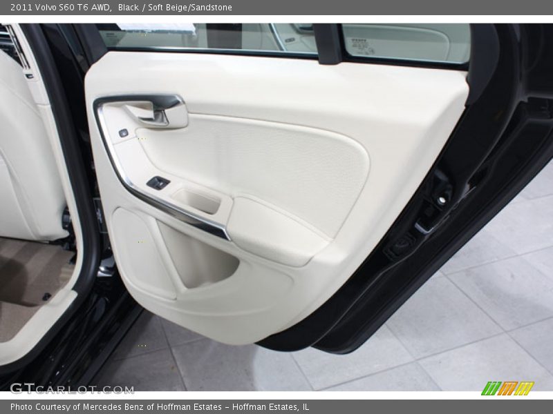 Black / Soft Beige/Sandstone 2011 Volvo S60 T6 AWD
