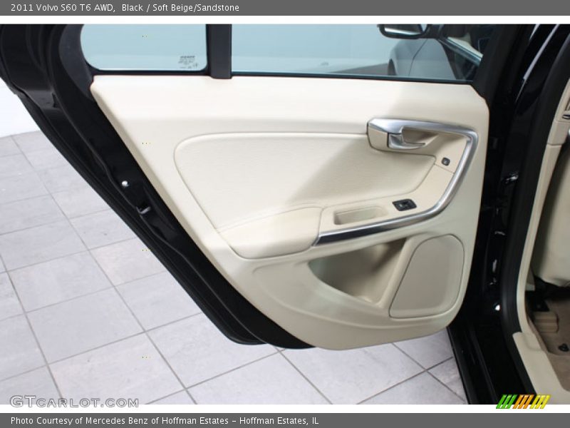 Black / Soft Beige/Sandstone 2011 Volvo S60 T6 AWD