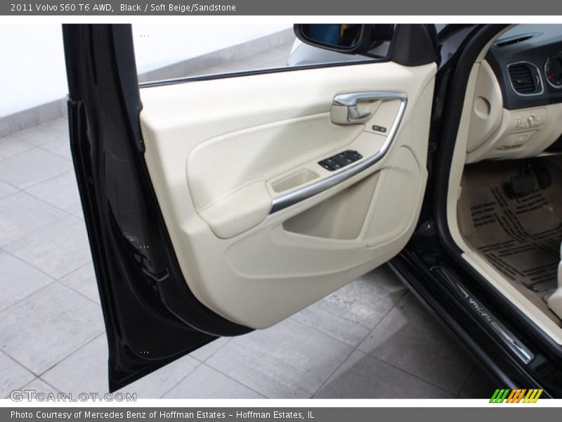 Black / Soft Beige/Sandstone 2011 Volvo S60 T6 AWD
