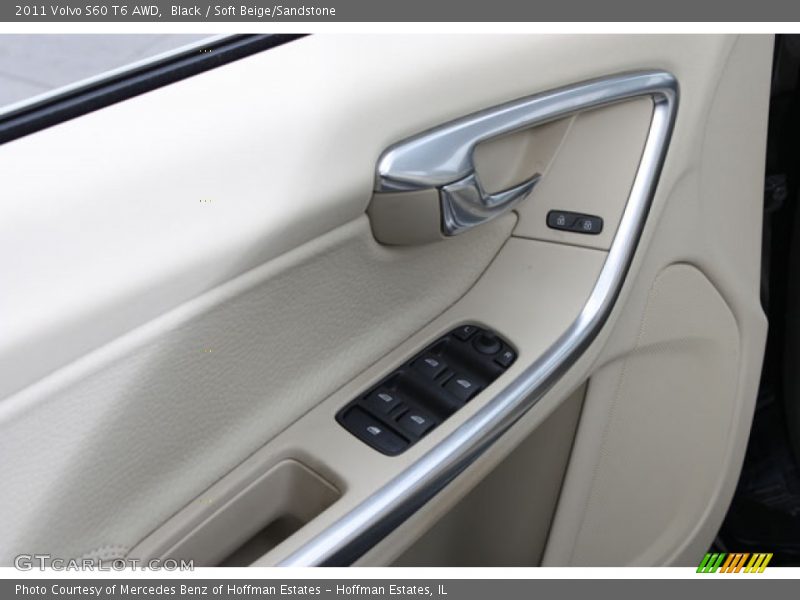 Black / Soft Beige/Sandstone 2011 Volvo S60 T6 AWD