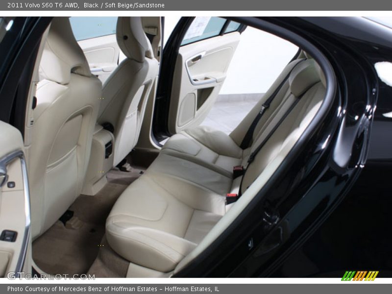 Black / Soft Beige/Sandstone 2011 Volvo S60 T6 AWD