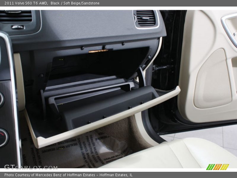 Black / Soft Beige/Sandstone 2011 Volvo S60 T6 AWD