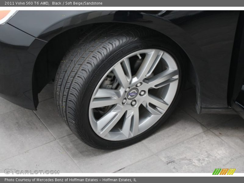 Black / Soft Beige/Sandstone 2011 Volvo S60 T6 AWD