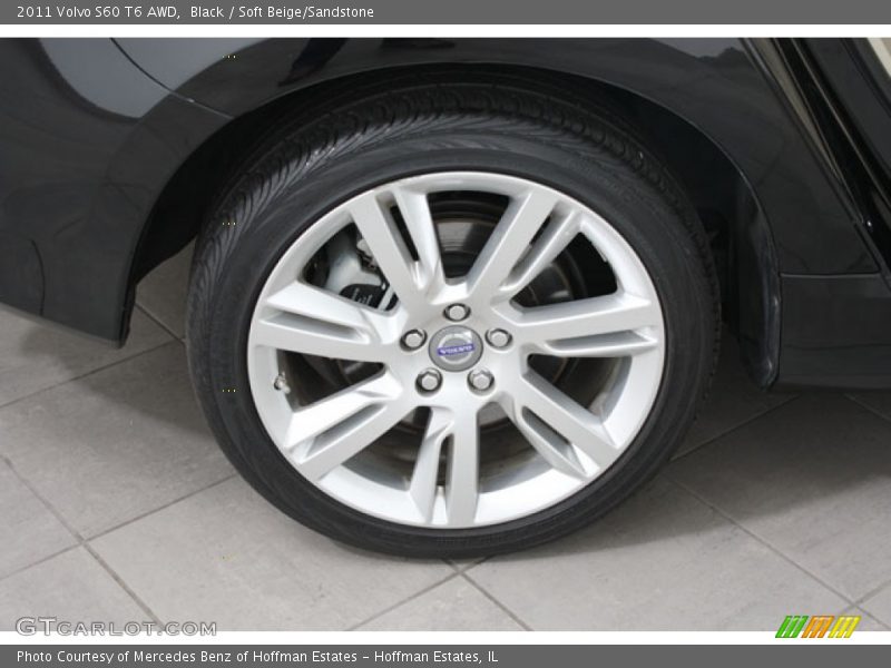 Black / Soft Beige/Sandstone 2011 Volvo S60 T6 AWD