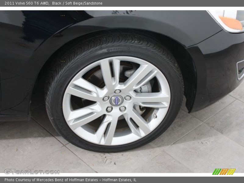 Black / Soft Beige/Sandstone 2011 Volvo S60 T6 AWD