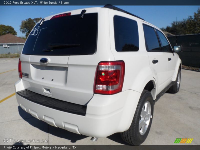 White Suede / Stone 2012 Ford Escape XLT
