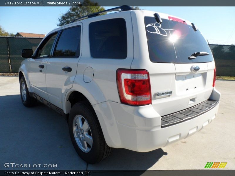 White Suede / Stone 2012 Ford Escape XLT