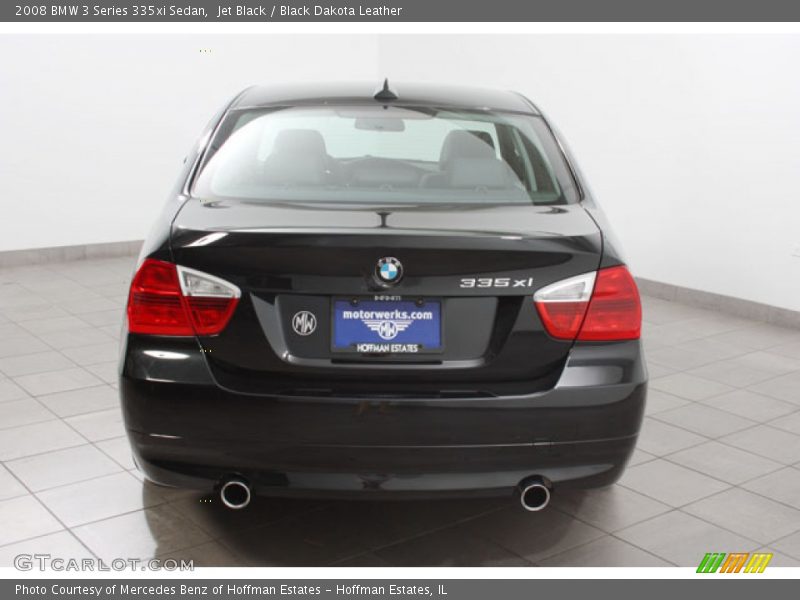 Jet Black / Black Dakota Leather 2008 BMW 3 Series 335xi Sedan