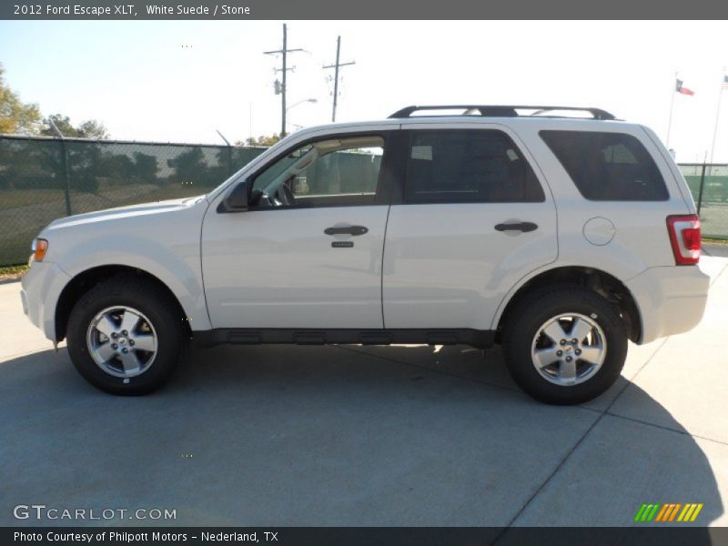 White Suede / Stone 2012 Ford Escape XLT