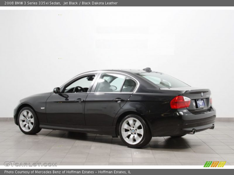 Jet Black / Black Dakota Leather 2008 BMW 3 Series 335xi Sedan