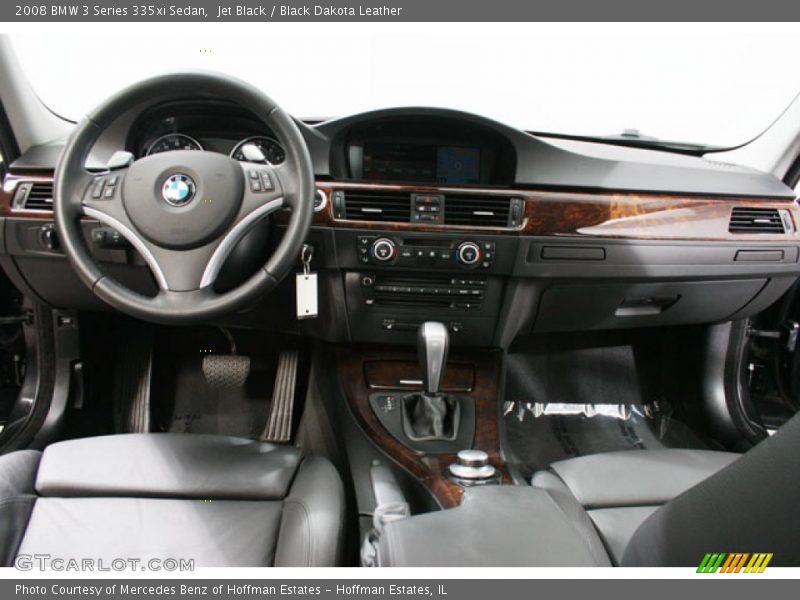 Jet Black / Black Dakota Leather 2008 BMW 3 Series 335xi Sedan