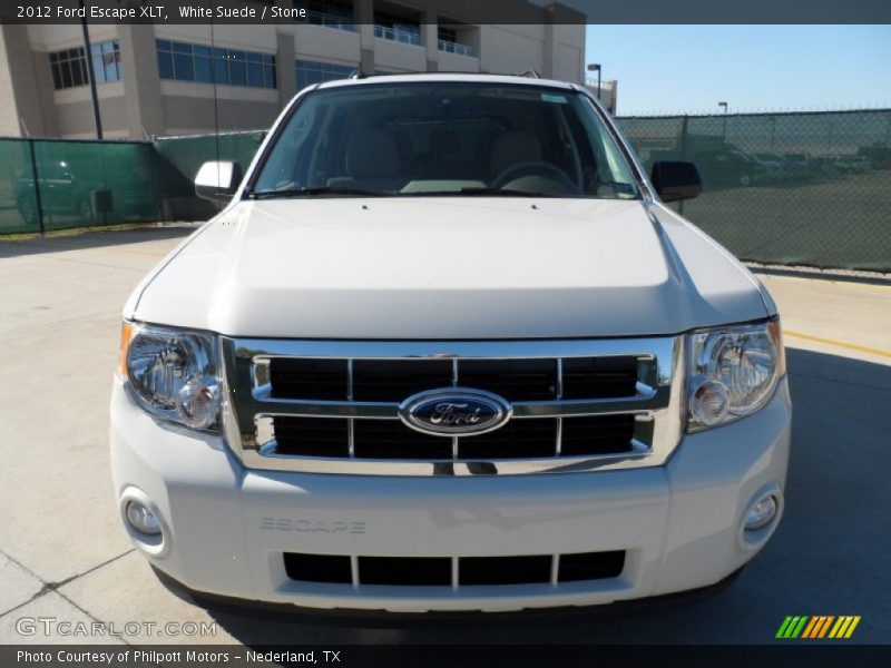 White Suede / Stone 2012 Ford Escape XLT