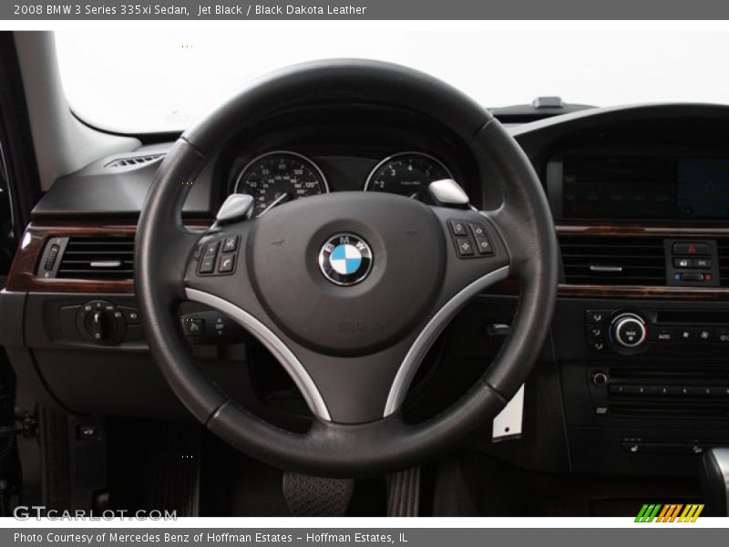 Jet Black / Black Dakota Leather 2008 BMW 3 Series 335xi Sedan