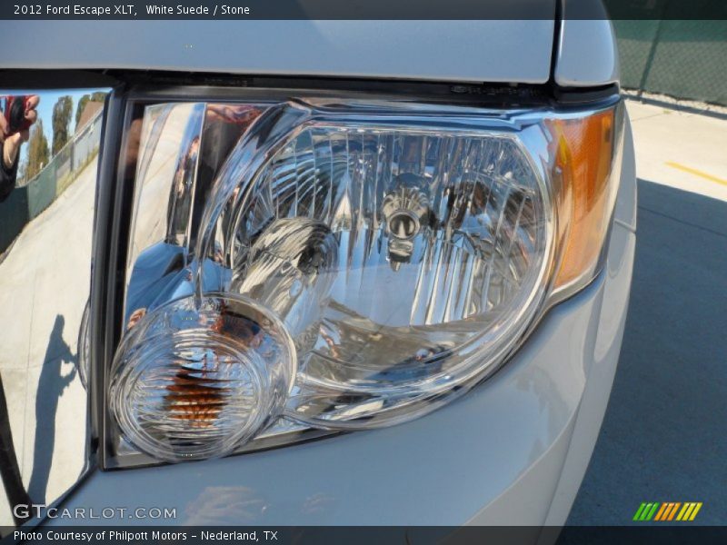 White Suede / Stone 2012 Ford Escape XLT