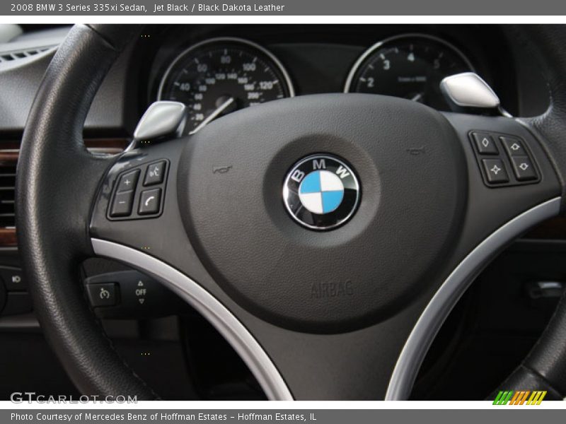 Jet Black / Black Dakota Leather 2008 BMW 3 Series 335xi Sedan