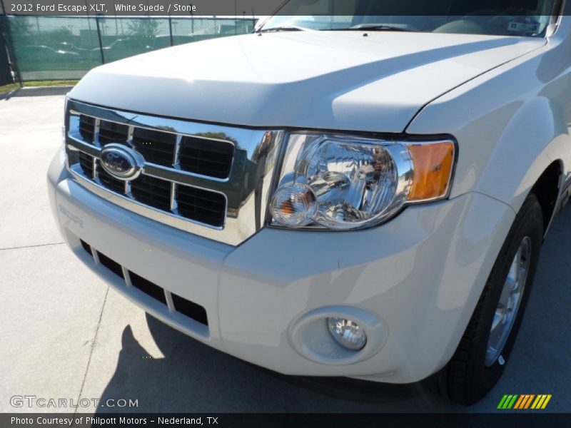 White Suede / Stone 2012 Ford Escape XLT
