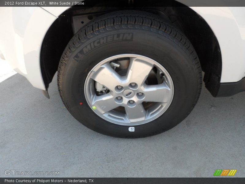 White Suede / Stone 2012 Ford Escape XLT