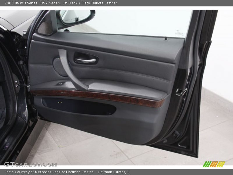 Jet Black / Black Dakota Leather 2008 BMW 3 Series 335xi Sedan