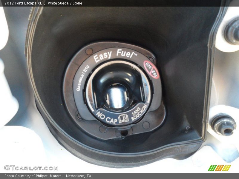 White Suede / Stone 2012 Ford Escape XLT