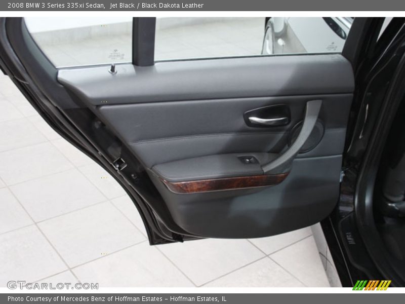 Jet Black / Black Dakota Leather 2008 BMW 3 Series 335xi Sedan