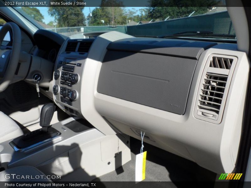 White Suede / Stone 2012 Ford Escape XLT