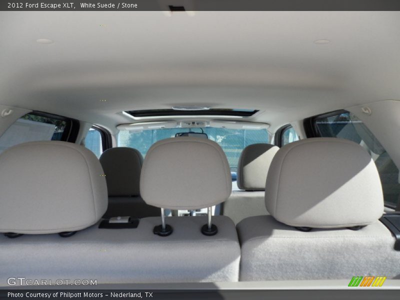 White Suede / Stone 2012 Ford Escape XLT