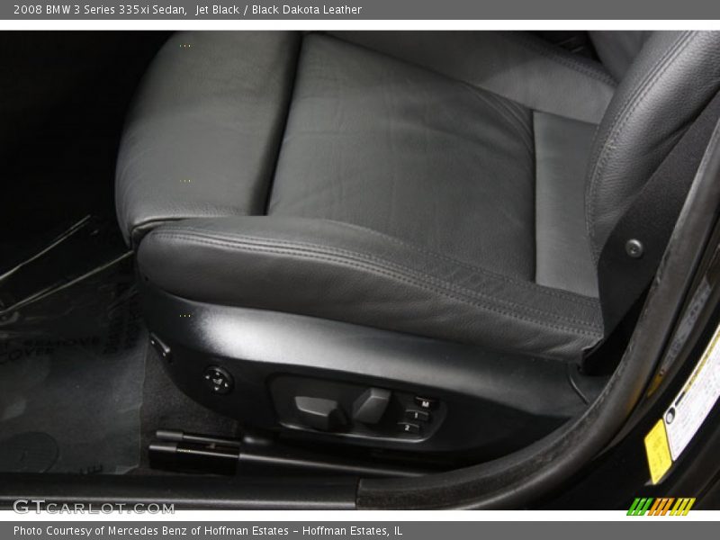 Jet Black / Black Dakota Leather 2008 BMW 3 Series 335xi Sedan