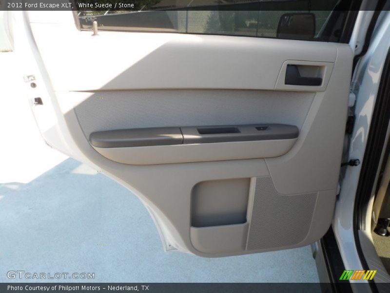 White Suede / Stone 2012 Ford Escape XLT