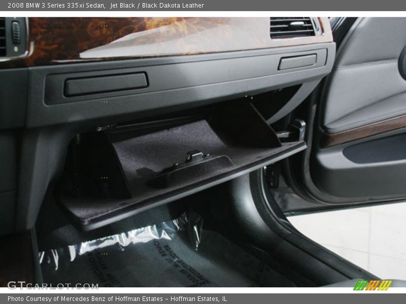 Jet Black / Black Dakota Leather 2008 BMW 3 Series 335xi Sedan