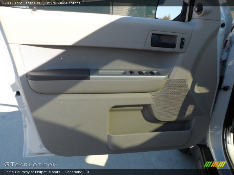 White Suede / Stone 2012 Ford Escape XLT