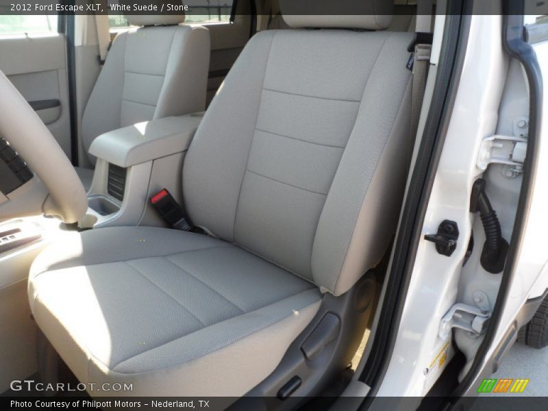 White Suede / Stone 2012 Ford Escape XLT